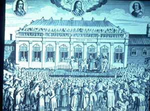 Charles I executed in front of the Banquetting Hall (17th c.)