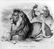 Disraeli's gift, Egypt and the Suez (Punch, 1875)