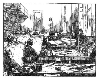 Newspaper Room, British Museum (1893)