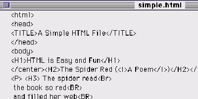 A Simple ASCII editor