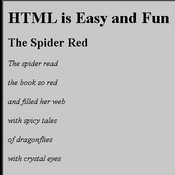 A
Simple HTML File