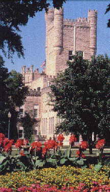 The quad behind Old Main